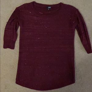 ANA Sparkly Red Sweater